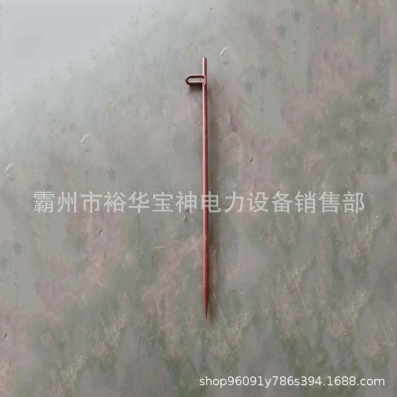 电力施工手动螺旋地锚户外露营螺旋式地钻临时地锚拉杆地钩螺栓