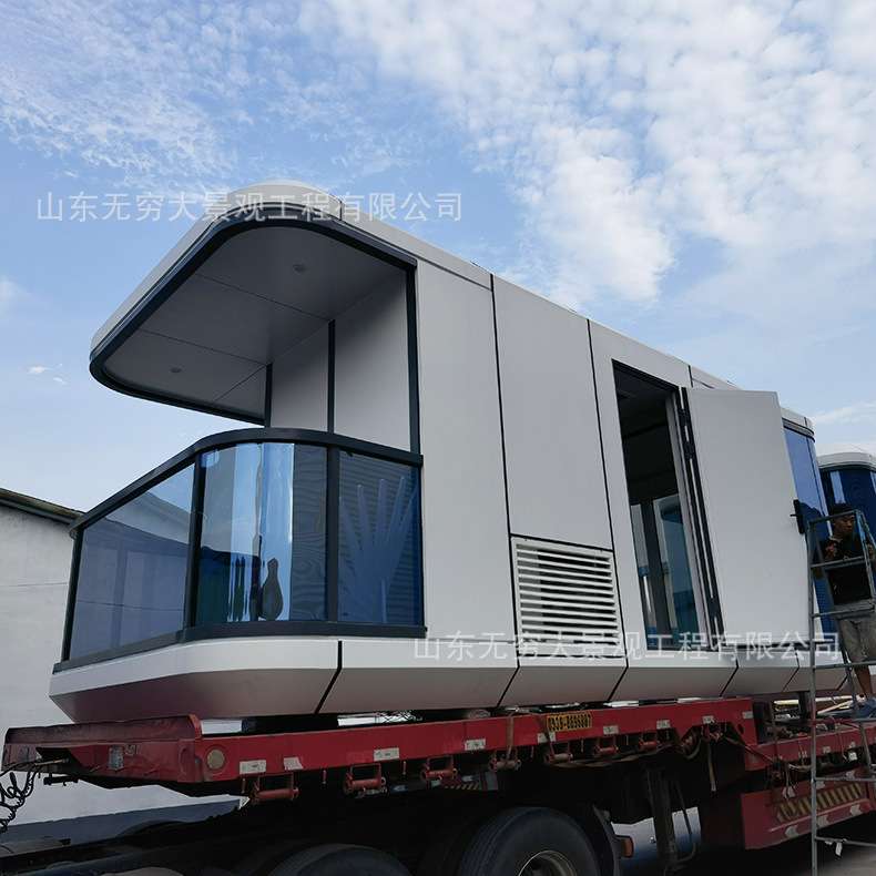 河边度假悬空太空舱民宿生产制作厂家 公园房车组合酒店主题营地