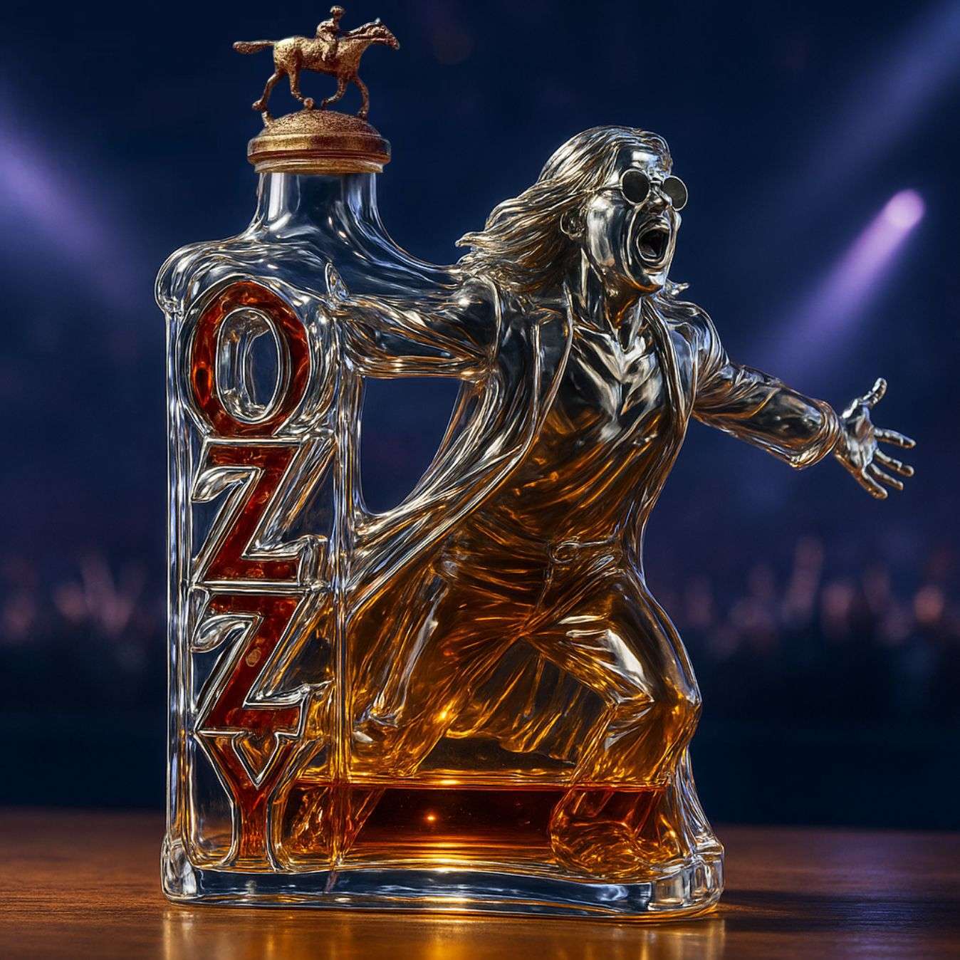 Трансграничный финальный тур Оззи Осборна Memorial Whiskey Bottle Whiskey Изображение 1