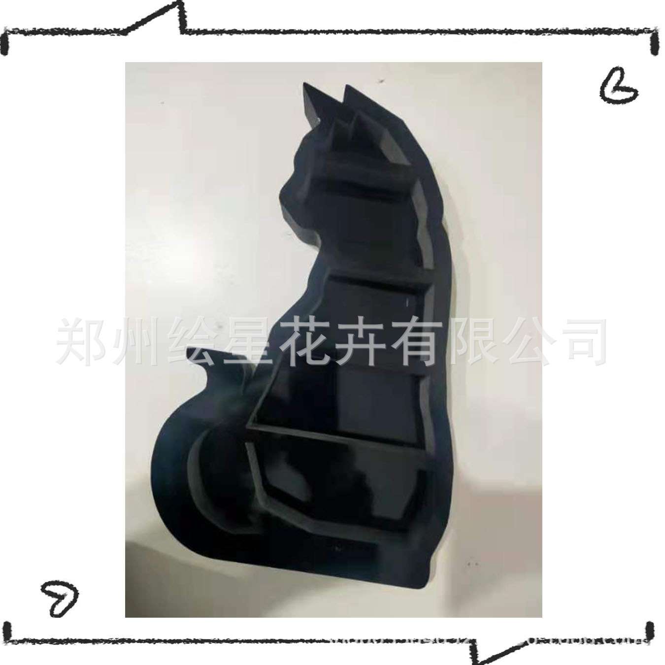跨境爆款Cat in the Moon Crystal Wooden Shelf月亮水晶架子猫