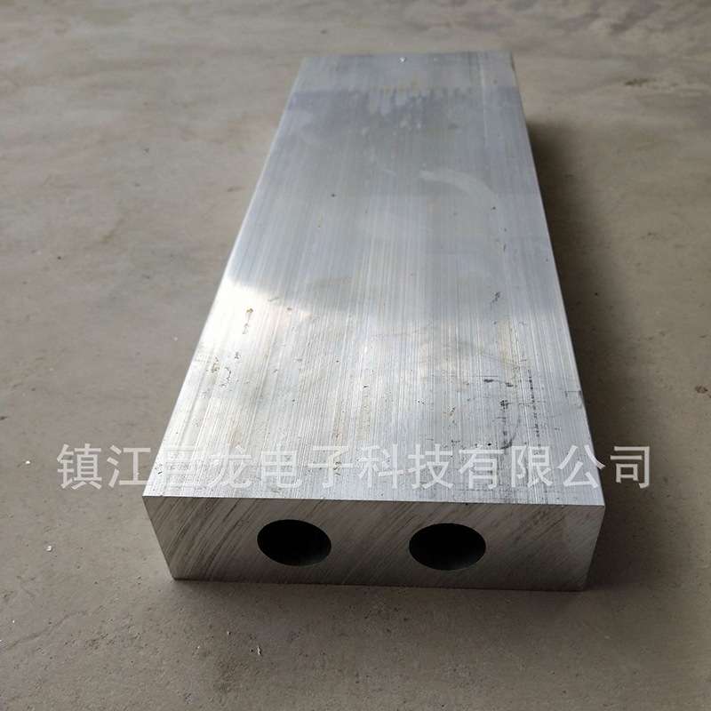 水冷板散热器120*25*450mm散热板带水槽铝板散热器电子水冷散热片