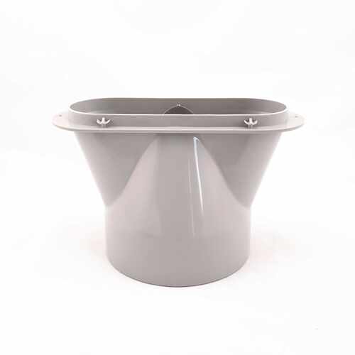 移动空调排风管排气管排热管扁嘴接口鸭嘴直径13CM130MM新风接头