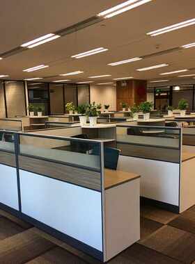 厦门办公家具职员办公桌屏风工作位隔断卡位桌电脑桌2人4人位组合