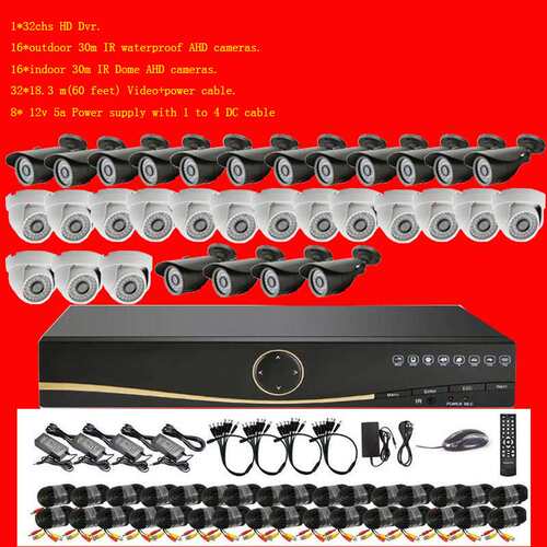 32CH 5MP HDMI CCTV System 32CH DVR kit  工程监控工程套件