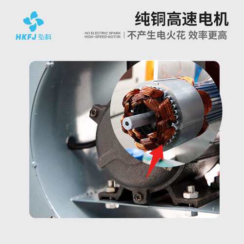弘科低噪音轴流风机变电站配电房ZTF智能温度湿度控制管道送风机