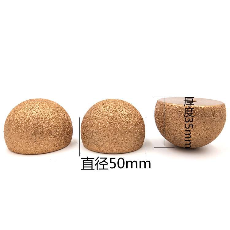 鹅卵石工具石头花盆内弧打磨专业弧形工具 钎焊蘑菇头打磨头