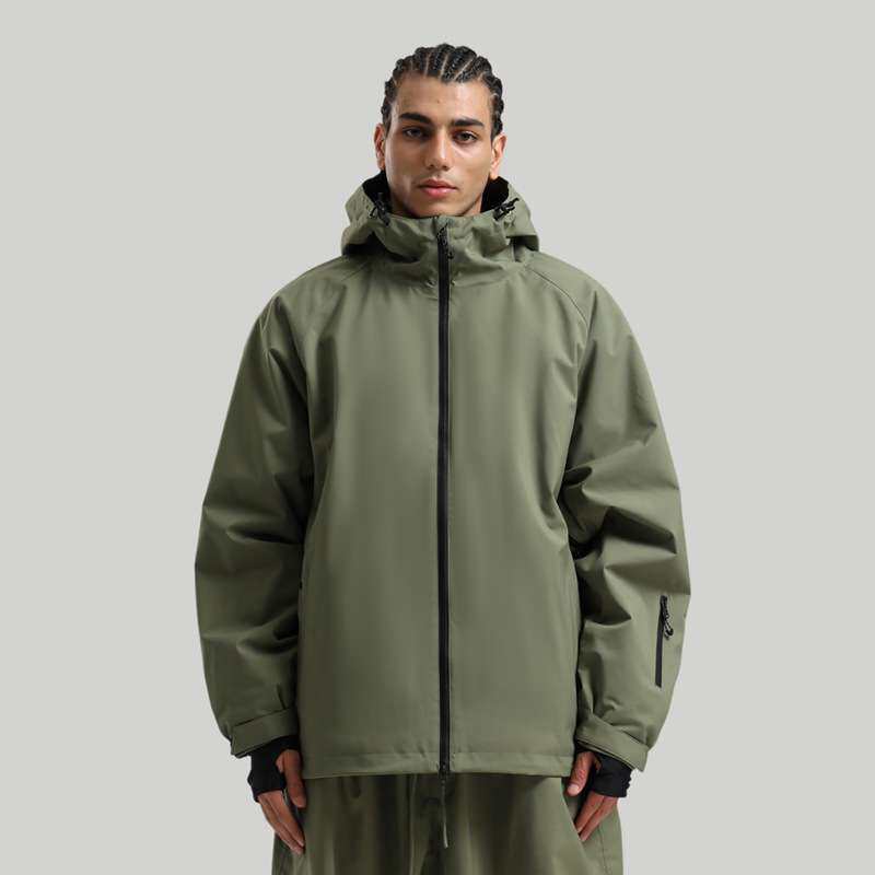 2526新款滑雪服女纯色工装单板防风防水透气情侣外贸专业滑雪服男