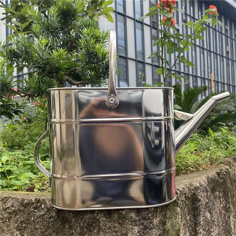 304不锈钢加油壶10升20升带过滤网长嘴手提加油桶带盖油桶汽油桶