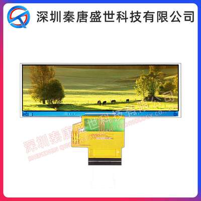 3.9寸TFT显示屏插接40pin驱动NV3047E接口RGB16bit分辨率480*128