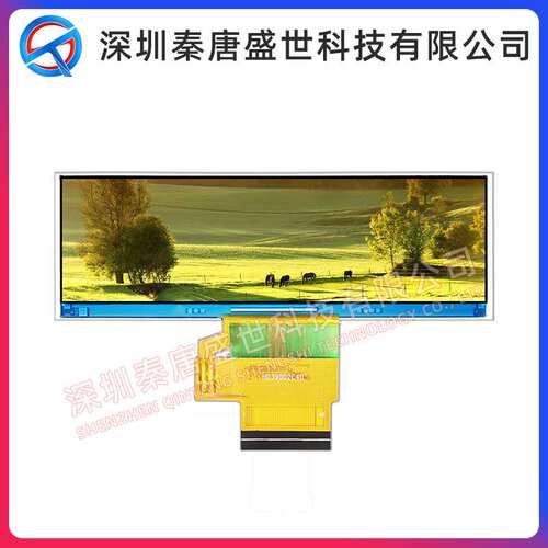 3.9寸TFT显示屏插接40pin驱动NV3047E接口RGB16bit分辨率480*128