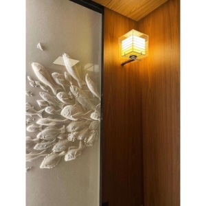东京ANdAZ酒店季裕棠设计师壁灯 卧室床头走廊日式餐厅充电台灯
