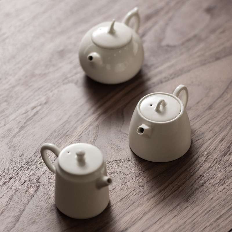 思陶斋草木灰茶壶日式手执壶现代简约家用泡茶壶带过滤泡茶器单壶