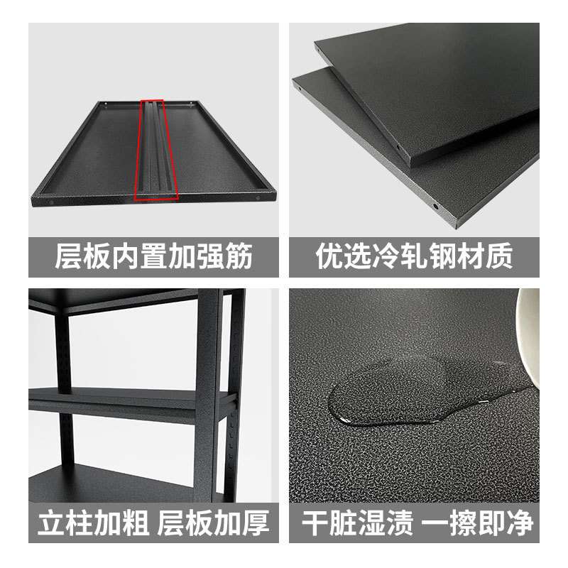 洛阳力盛置物架储物架仓库仓储展示架落地拆装可移动货架收纳加厚