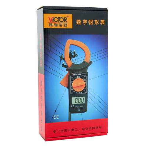 VICTOR胜利VC6015F数字电流钳形表万用表交流1000A 原DM6015F