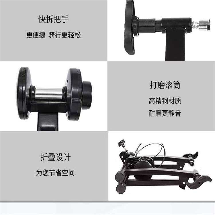 骑行台室内自行车训练台电机带线液阻有线磁阻山地车滚筒骑行台