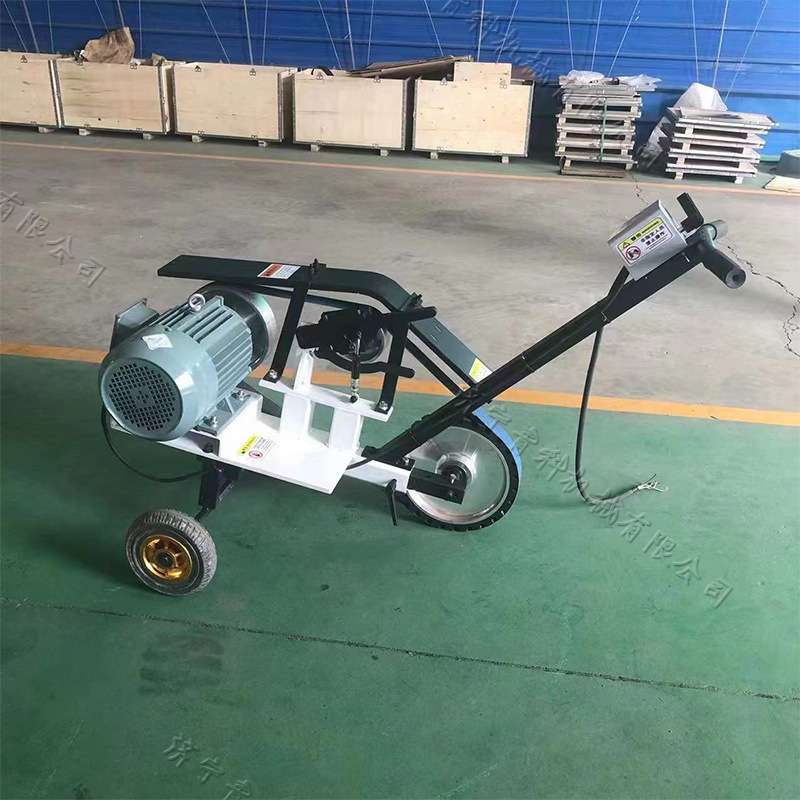 手推式拼接钢板焊缝打磨机小型50型砂带机不锈钢板砂光机
