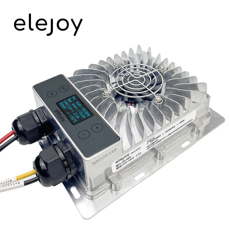 升压MPPT太阳能充电控制器120-180V电压可调新能源重工铲车光伏