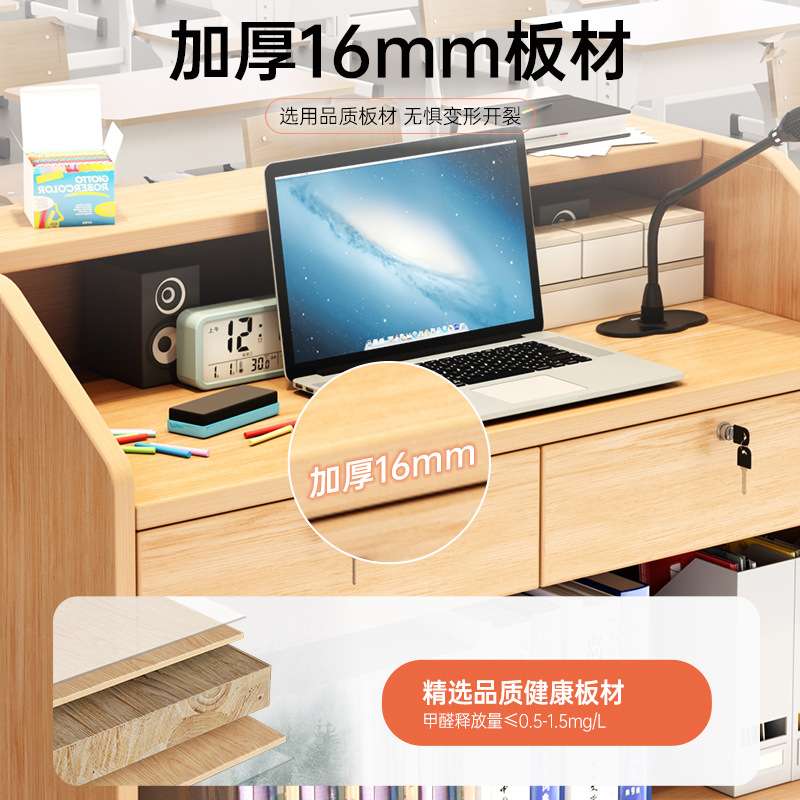 收银台店铺小型吧台桌超市便利饭店前台餐饮商用简易接待桌演讲台