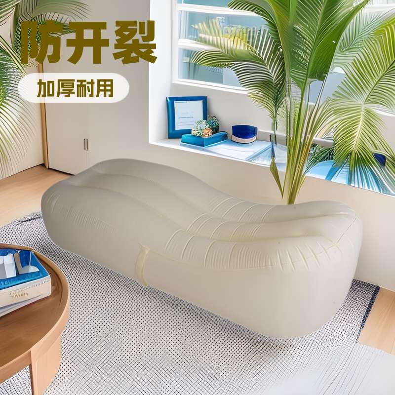 现货办公午休野营沙发午睡打地铺轻便户外懒人露营自动充气沙发床