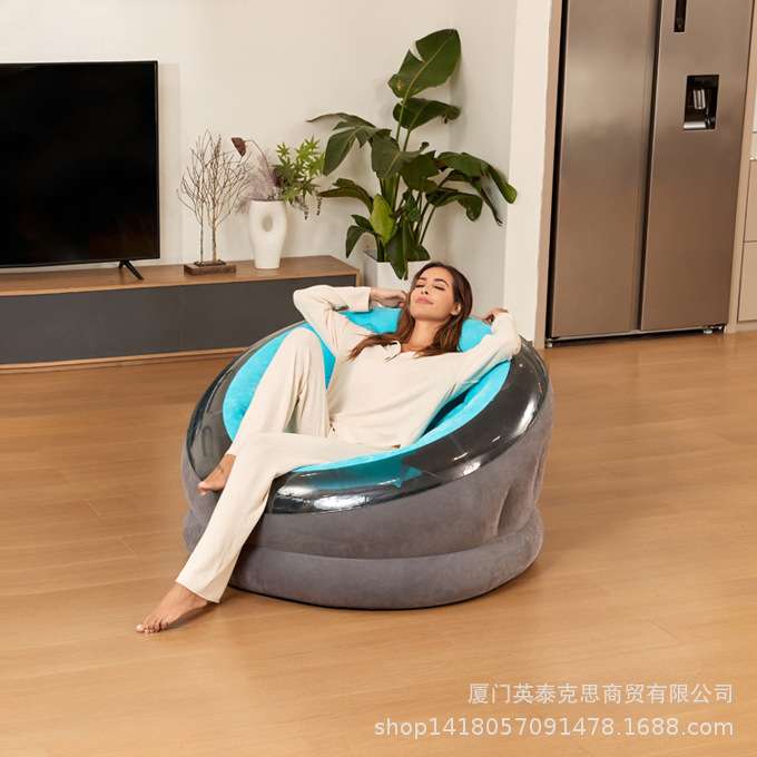 Intex 66582 充气沙发床 单人懒人座椅简易躺椅午睡床