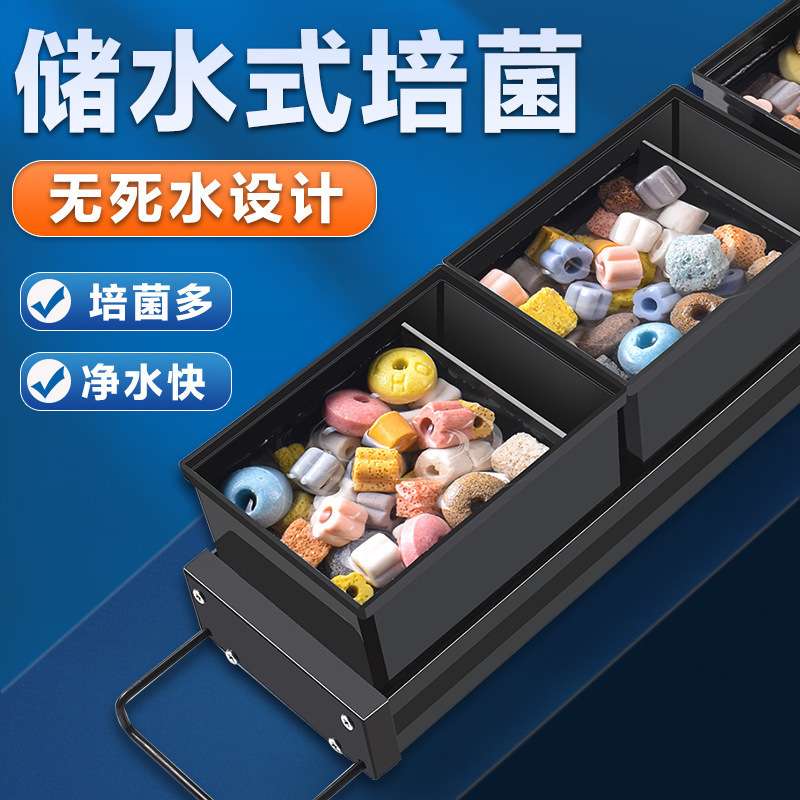 鱼缸滴流盒过滤盒三合一净水循环过滤器过滤盒上置滴漏上滤盒