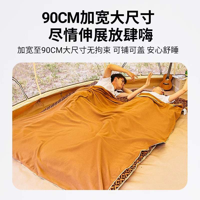 KingCamp睡袋成人户外露营加厚睡袋大人冬季加厚防寒睡袋内胆可拆