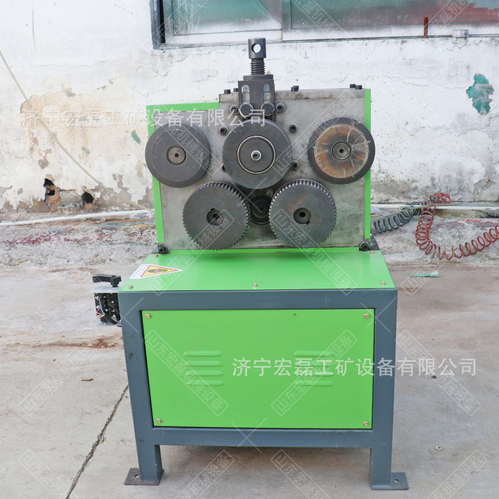 电动角铁卷圆机小型扁钢扁铁弯圆机手动液压数控法兰弯曲弯管机