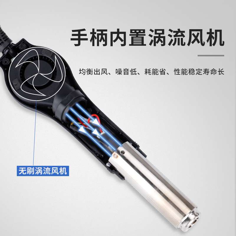 ATTEN安泰信AT8586二合一两用恒温可调温热风拆焊台电烙铁