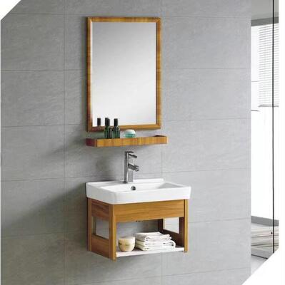 厂家直销吊墙浴室柜木色厕所阳台小巧洗面柜白色木色柜8524