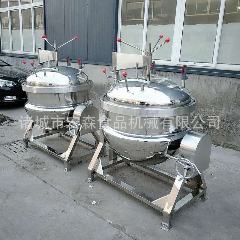 商用酱猪蹄高压蒸煮设备栗子纳豆高可倾式自动出料粽子煮锅