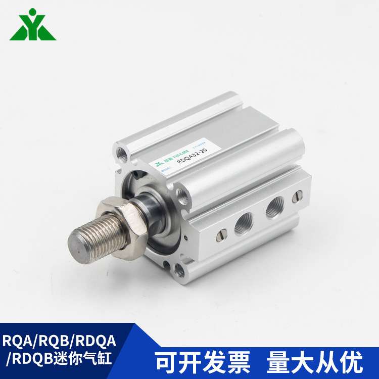 RQA100-RQB100-RDQA100-RDQB100-40-45-50-75M带外牙带气缓冲气缸