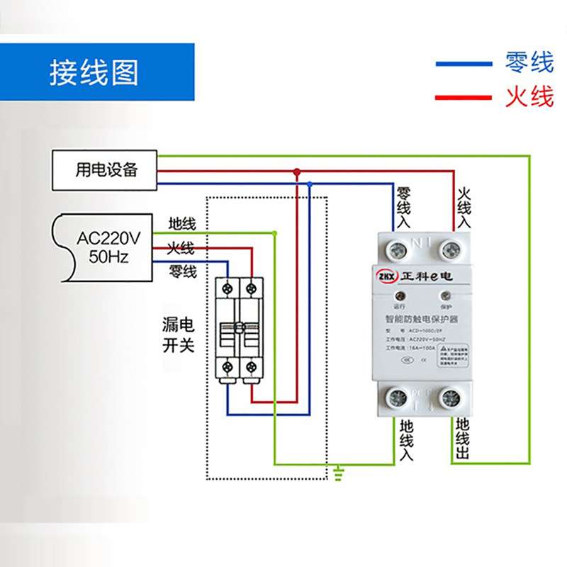 浸水防触电智能保护器 浸水不伤人380V电压工业款支持防雷电器