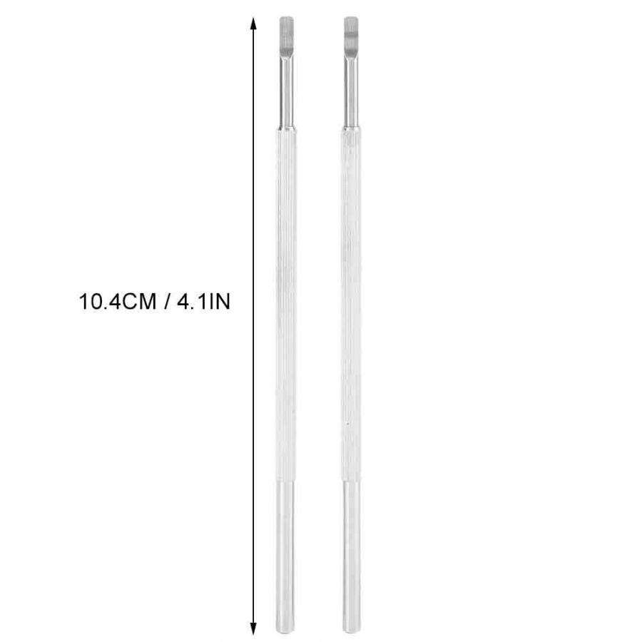 钟表工具 游丝起针铲 2pc/2支装取表针器 取表针器 修表工具