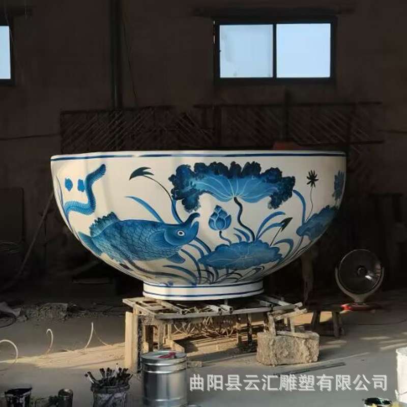 玻璃钢仿真大碗面条筷子雕塑餐厅面馆招牌引流拉面大碗景观摆件