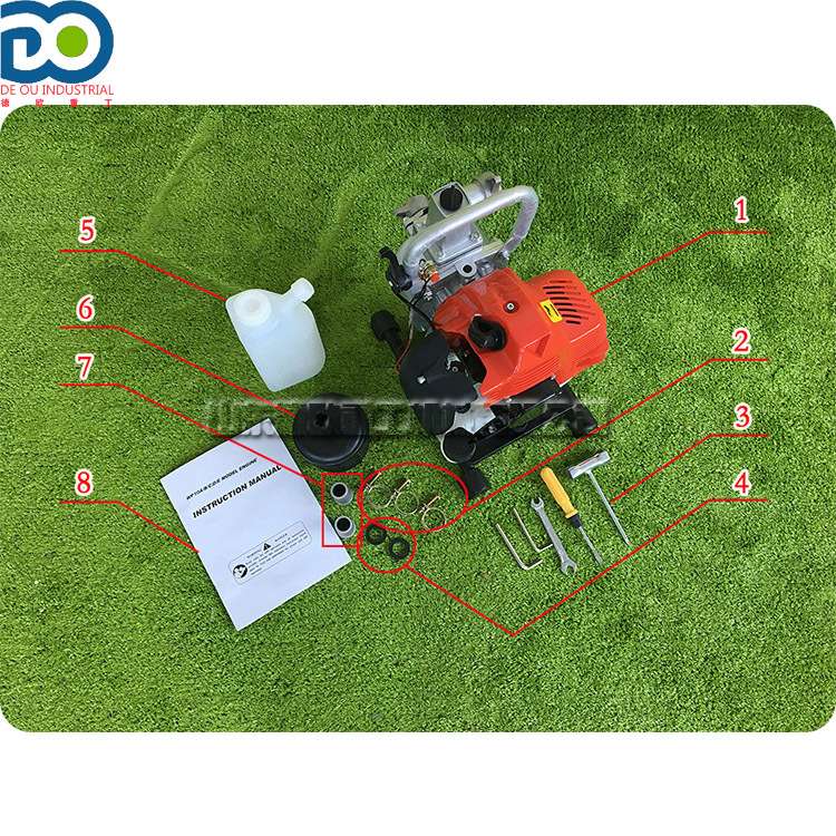 二冲程汽油机自吸水泵 园林花草灌溉汽油水泵 蔬菜地浇地抽水机