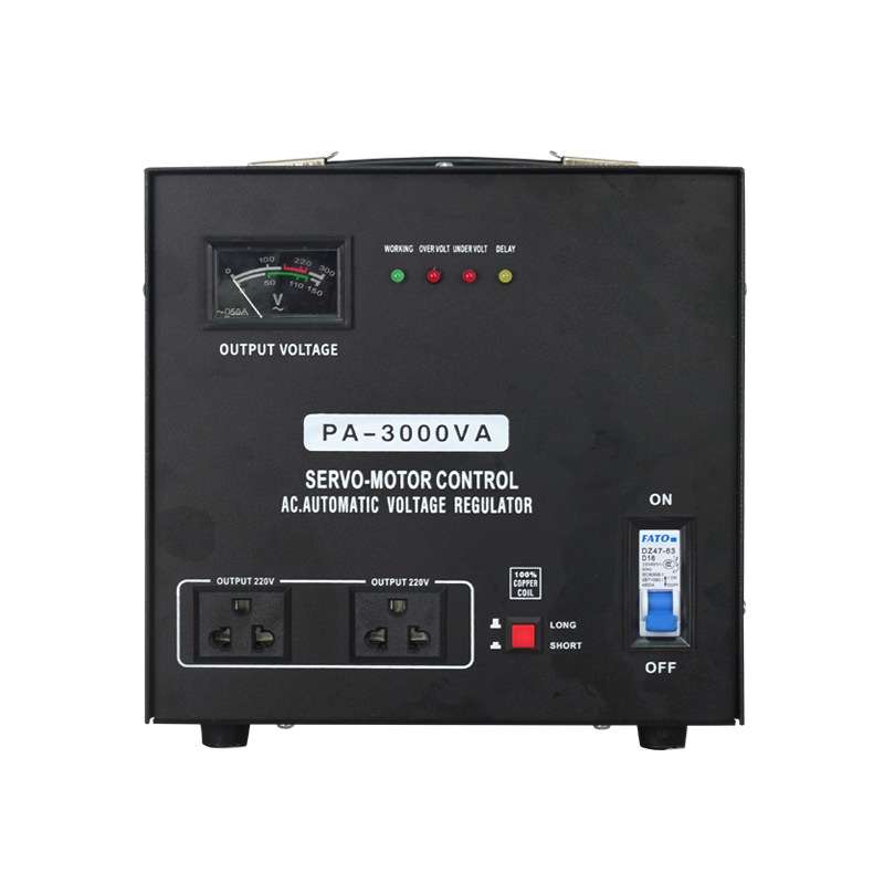 广伐智能全自动稳压器PA-3000/5000VA稳压电源家用出口220V