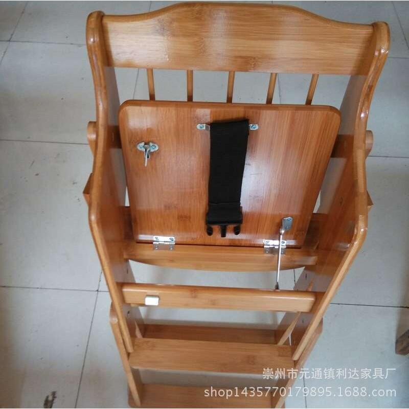 竹制贝贝椅餐厅幼儿用餐椅便携式户外休闲贝贝椅折叠宝宝吃饭椅