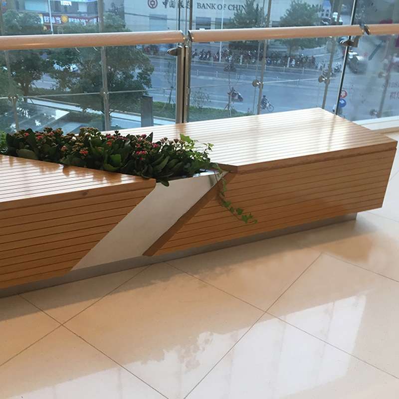 不锈钢座椅异形木艺坐凳户外公园金属铁艺休闲椅镂空玻璃钢长椅子