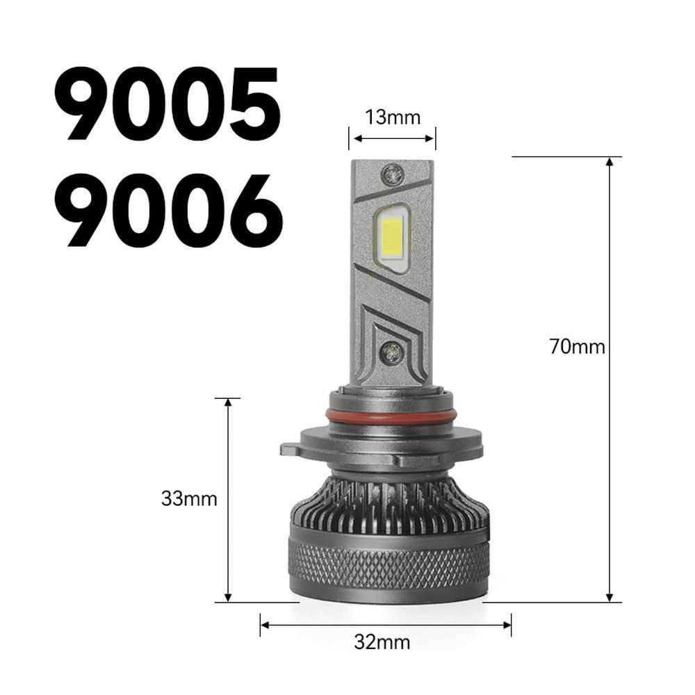 热销H7汽车led大灯H4HB39012 H7H119005双铜管大功率前照灯车头灯