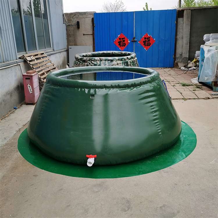 森林防火救灾用圆台储水缸移动蓄水池加厚可折叠大容量贮水罐