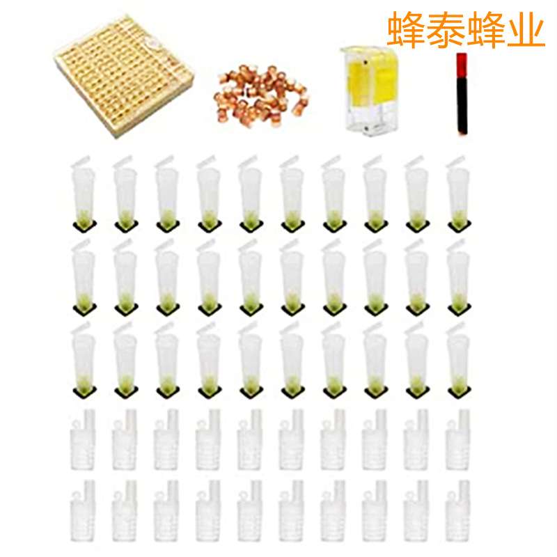 育王盒1棕色王台110个黄推拉标瓶1国产红笔1保护罩30免移虫王笼20