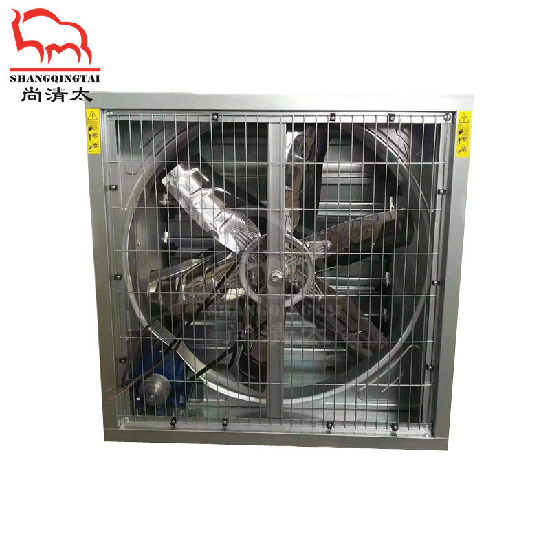 重锤式镀锌板风机猪用环控风机鸡舍家禽套环控设备扇叶自开启