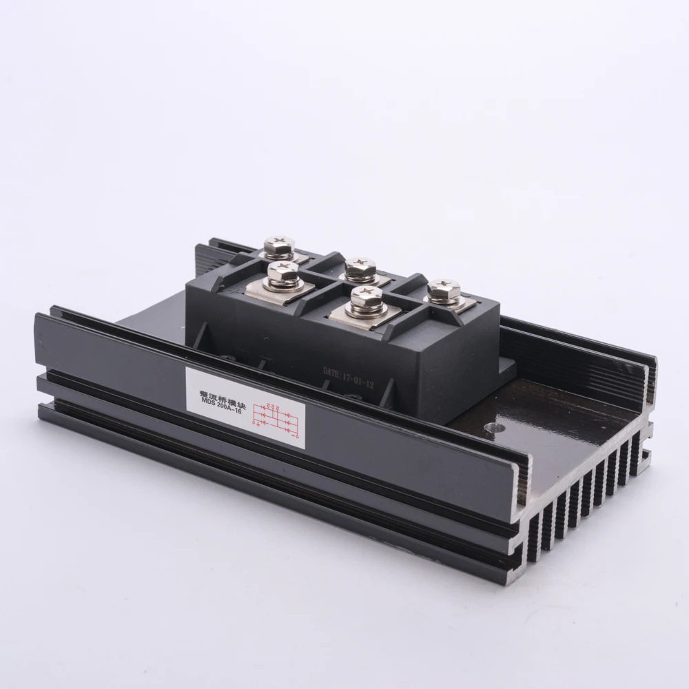 MDS-200A桥式二极管整流器三相200AAMP1600V伏有刷