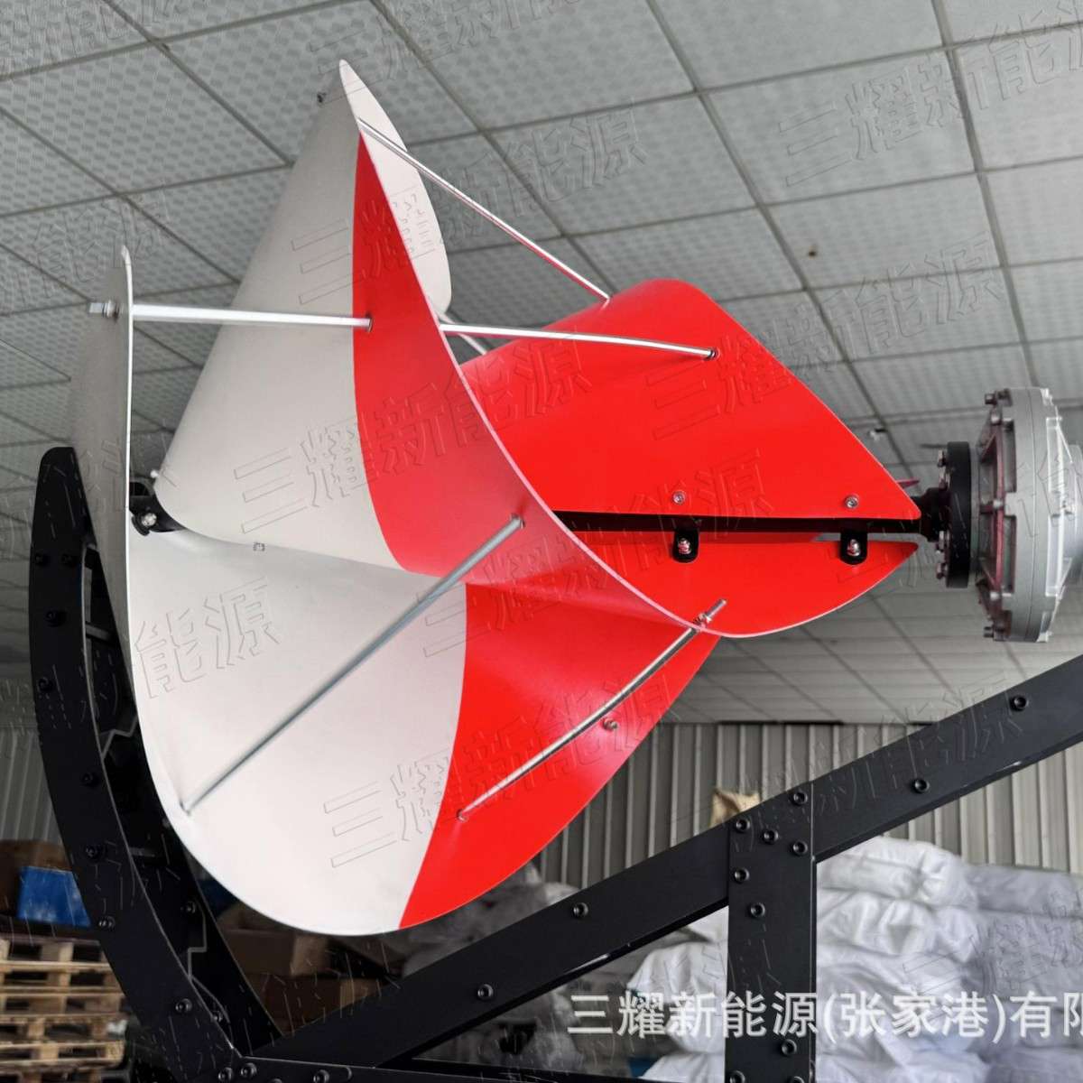 源头厂家新款风光互补系统阿基米德风力发电机200W功率12/24/48V