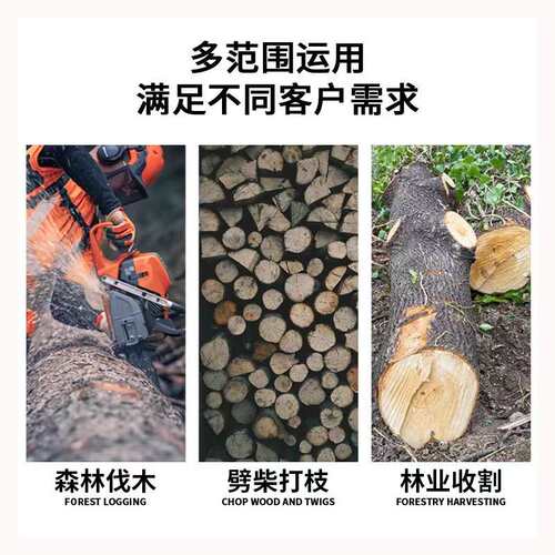 二冲程58CC油锯20寸工业级大功率伐木锯5800家用手持砍树链锯