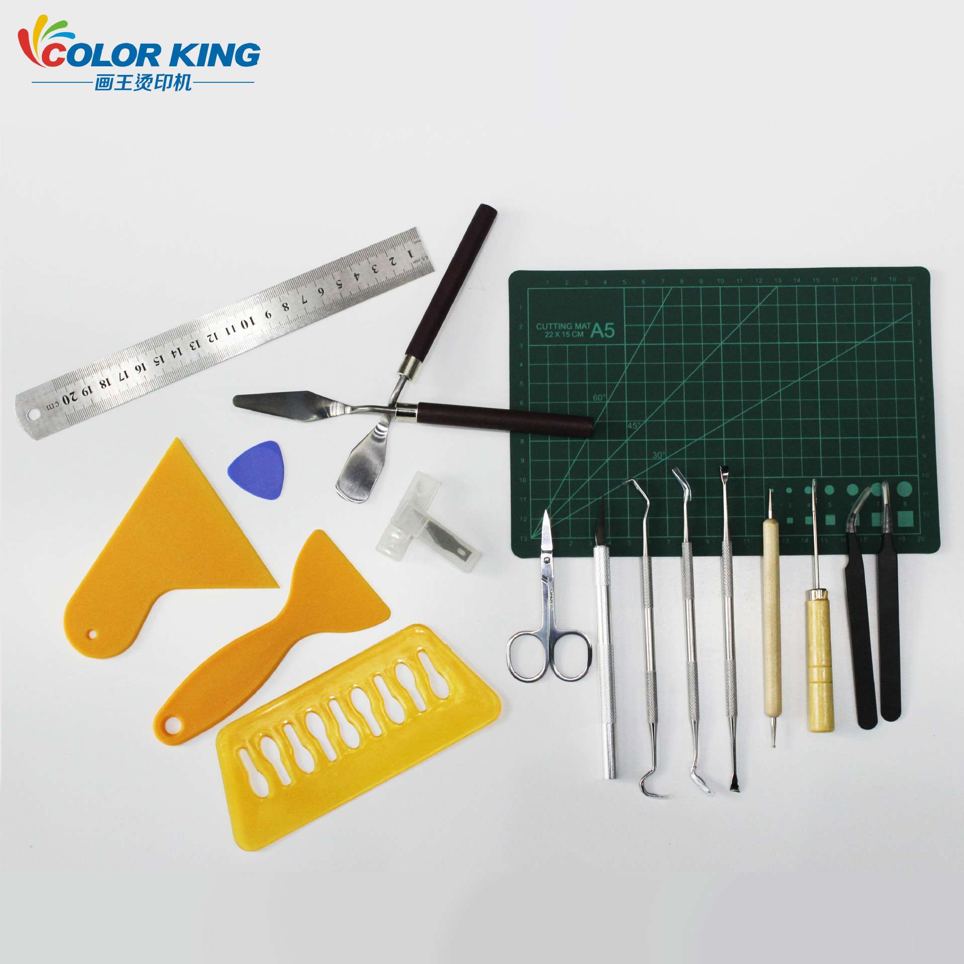 刻字膜贴膜去底工具服装热转印撕膜排废28件套家用组合五金工具