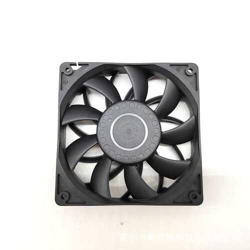 塑胶工业轴承结构双滚珠含油液压DC直流风机JQ12025CY散热风扇
