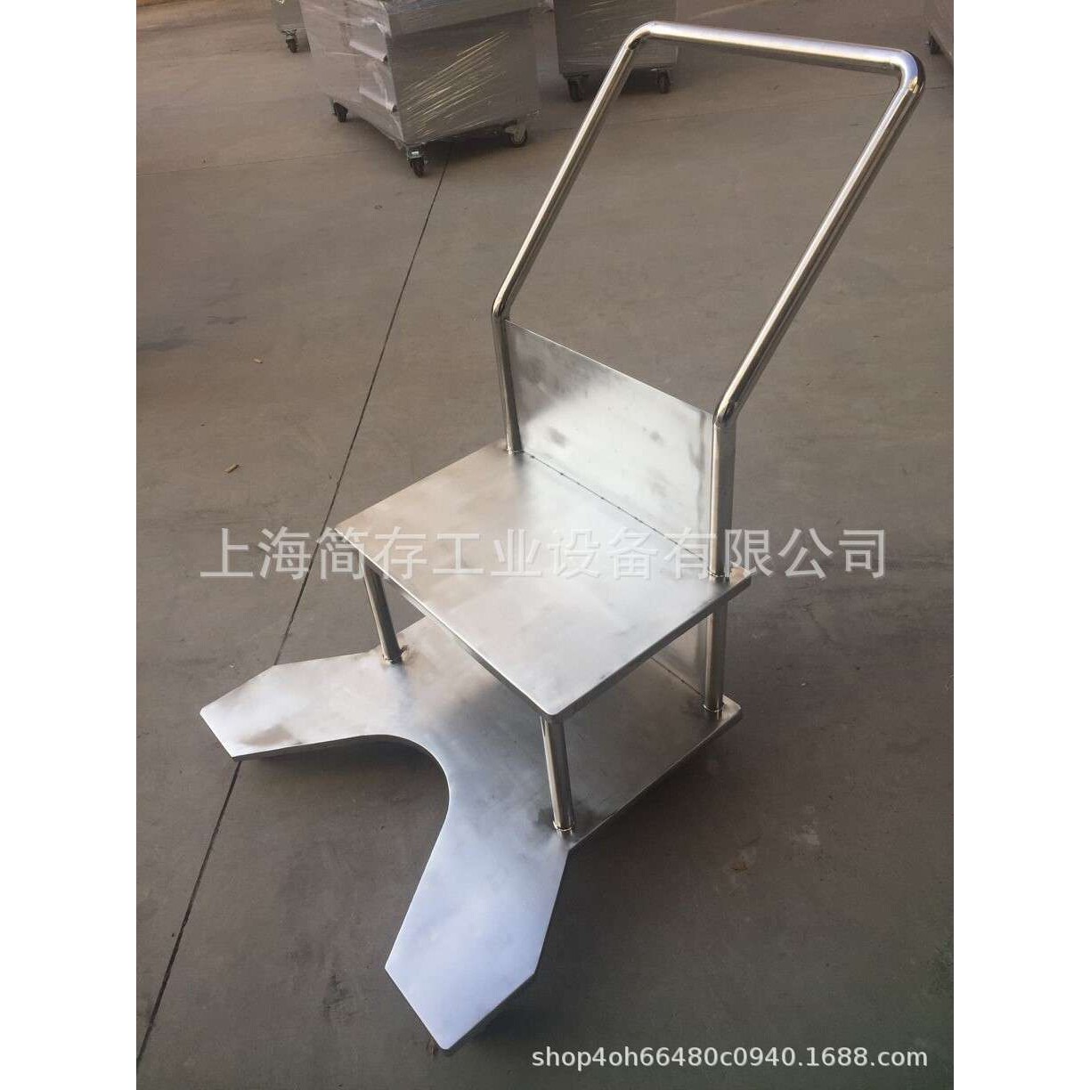简存非标304不锈钢双层工具车 托盘无尘车间专用推车酒店搬运车