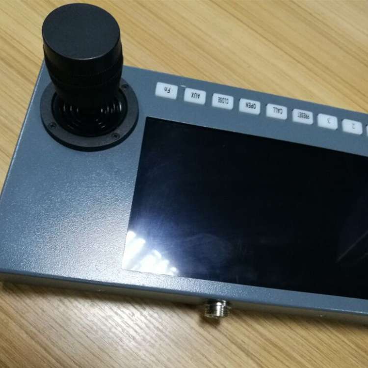 供应 车载键盘 显示器 显示屏摇杆一体化銉盘 多功能云台控制键盘