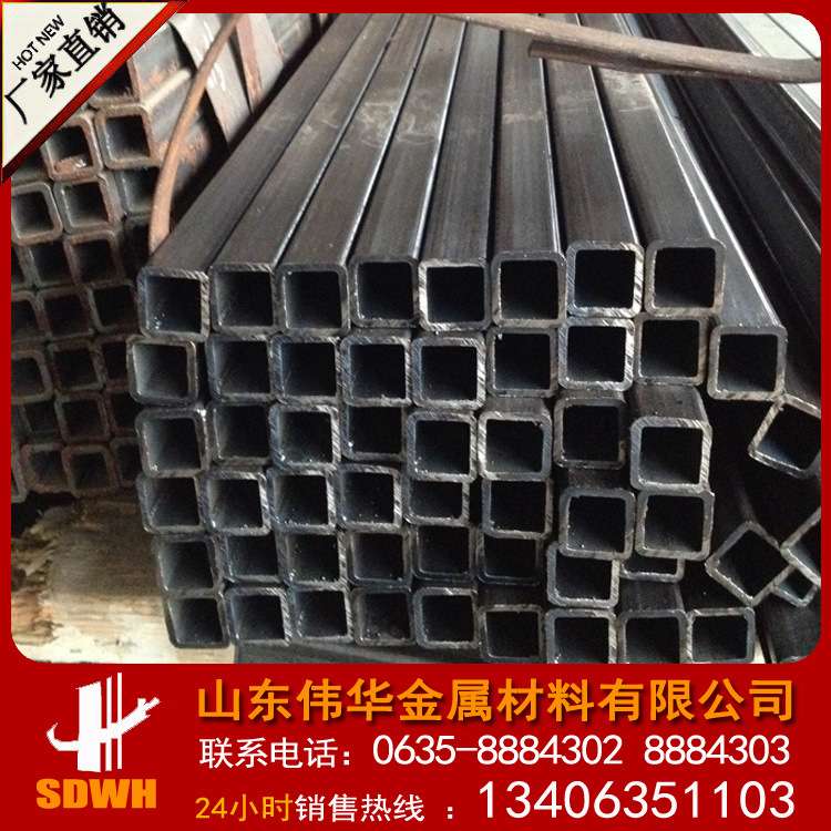 100方管直供 壁厚4 5 6 7 8 9 10 Q345B方矩管 现货直供无缝方管